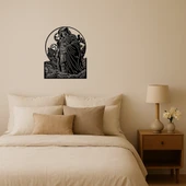 Ayda Jedi Şövalyesi Temalı Dekoratif MDF Tablo thumbnail 1