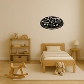 Zeytin ve Dolmalık Biberli Pizza Dekoratif Tablo thumbnail 1