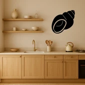 Spiral Deniz Kabuğu Motifli Deniz Temalı Duvar Tablosu thumbnail 2