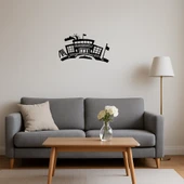 İlkokul Binası Dekoratif Tablo thumbnail 2