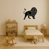 Öfkeli Aslan MDF Dekoratif Tablo thumbnail 3