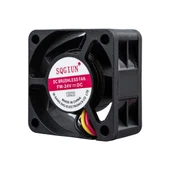 Powermaster IC-216 3P Kablolu 40X40X20 Mm 24 Volt Fırçasız DC Kasa Fanı - 2
