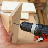 Black & Decker BDCDD12BAFC-QW 10.8V 1.5Ah Li-Ion Şarjlı Matkap Vidalama,Taşıma Çantası,100 Parça Aks. Seti - 3