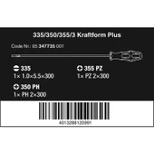 Wera 335/350/355/3 Uzun 300MM Tornavida 05347735002 - 3