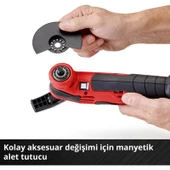 Einhell Akülü Raspalama VARRITO Power X-Change (Li-Ion, 18V, 11000-20000 dak.-1, hızlı hareket kilidi, 12 yönlü ayarlanabilir alet tutucu, akü ve şarj cihazı dahil değildir) - 4465160 - 5