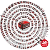 Einhell Akülü Raspalama VARRITO Power X-Change (Li-Ion, 18V, 11000-20000 dak.-1, hızlı hareket kilidi, 12 yönlü ayarlanabilir alet tutucu, akü ve şarj cihazı dahil değildir) - 4465160 - 2