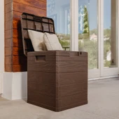 Toomax Woody's 90Lt Kahverengi Bahçe, Teras, Balkon Depolama Sandığı - 5
