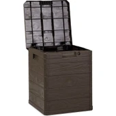 Toomax Woody's 90Lt Kahverengi Bahçe, Teras, Balkon Depolama Sandığı - 2