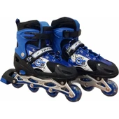 Enoy Işıklı Silikon Tekerlekli Ayarlanabilir Çocuk Alıştırma Pateni thumbnail 4