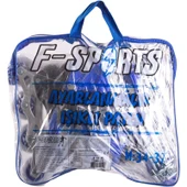 Furkan Toys F-Sports 2+2 Ayarlanabilir Ön Tekerleği Işıklı Metal Alıştırma Pateni Çanta Hediyeli - 1