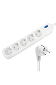 5’li Anahtarlı Akım Korumalı Grup Priz 1.5 Metre Kablo Maks 3500W 16A Ev Ofis Elektrik Prizi thumbnail 3