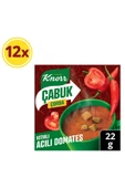 Knorr Acılı Domates Çabuk Çorba 22 gr X 12 Adet - 1
