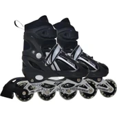 Vadi Çift Sıra Alüminyum Gövdeli Ayarlanabilir Alıştırma Pateni Çanta Hediyeli thumbnail 2