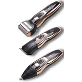 Ipone IP-2020 3 Başlıklı Saç Sakal Ense Özel Bölge Lazer Öncesi Tıraş Makinesi Profesyonellerin Tercihi thumbnail 2