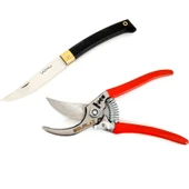 Soylu Center Budama Makası Bağ Bahçe Ağaç Budama Çakı Bıçak 2'li Set thumbnail 5