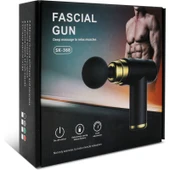 Bi Dünya İletişim Fascıal Gun Masaj Tabancası Sporcu Masaj Aleti 4 Başlıklı Şarjlı Masaj Sporu Aleti Siyah thumbnail 1