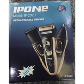 Ipone IP-2020 3 Başlıklı Saç Sakal Ense Özel Bölge Lazer Öncesi Tıraş Makinesi Profesyonellerin Tercihi thumbnail 3
