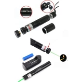 Starex Green Laser Poınter Anahtar Emniyetli Yeşil Lazer Pointer 1000MW Yüksek Güçlü Lazer Işaretçisi 15 Km thumbnail 4