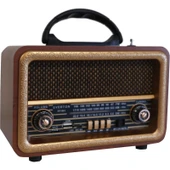 Everton RT-861 Bluetooth Fm-Usb-Tf-Aux Şarjlı Nostaljik Radyo thumbnail 1
