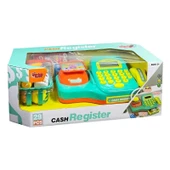 Vardem Aksesuarlı Işıklı, Hesap Makinalı Market Yazarkasa Oyuncak 29 Parça - 1
