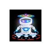 Tamam Elektronik Pilli Müzikli ve Işıklı Dans Eden Robot Oyuncak thumbnail 1