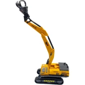 Toysandmore Bina Kolon Kırıcı Çocuk Mühendisliği Iş Makinası Paletli Oyuncak 35 cm - 2