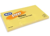 Mas Postit 35X51 Yapışkanlı Not Kağıdı 100 Sayfa 3 Lü Pastel Sarı - 2 adet - 1