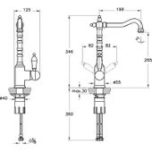 Artema Verona A4215406 Eviye Bataryası, Saten Krom - 5
