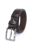 Livize %100 Hakiki Manda Deri Klasik Erkek Kemeri 4 Cm - 1