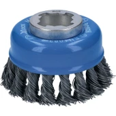 Strongart Bosch - X-Lock - Heavy Serisi Metal Için Burgulu Tel Fırça 75*0,5 mm - 1