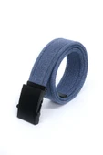 Livize Unisex Siyah Tokalı Kolon Kemeri 4cm Yeşil - 6