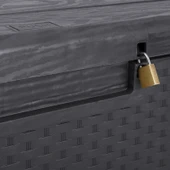 Toomax Portofino 340Lt Bahçe Sandığı, Balkon Depolama Sandığı, Plastik Sandık - 4