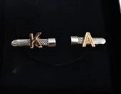 Yeni Tasarım Çelik Kasa Gümüş Harf Bileklik - Rose thumbnail 5