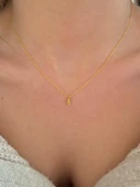 925 Ayar Gümüş Minimal Haç Kolye thumbnail 1