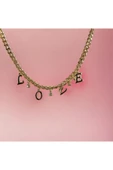 Altın Kaplama Love Kolye thumbnail 2