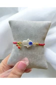 Murano Boncuklu Şans - Nazar Hamsa Bileklik - 2