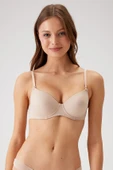 Pierre Cardin 6005 Ten Adria Balenli Destekli / Push Up Dolgulu Mikro Sütyen Askı Hediyeli - 1