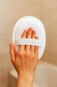 BAMİROSE %100 ORGANİK DOĞAL KETEN KESE, PEELİNG LİFİ, ANTİ SELÜLİT LİFİ, BANYO HAMAM KESESİ, GÖZENEK AÇMA LİF - 3