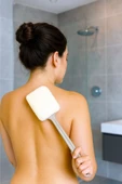 BAMİROSE %100 ORGANİK DOĞAL KETEN SIRT SAPLI LİF, PEELİNG LİFİ, ANTİ SELÜLİT LİFİ, BANYO HAMAM LİF, - 1