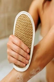 BAMİROSE %100 ORGANİK DOĞAL KETEN KESE, PEELİNG LİFİ, ANTİ SELÜLİT LİFİ, BANYO HAMAM KESESİ, GÖZENEK AÇMA LİF - 1