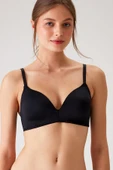 Pierre Cardin 6110 Siyah Venedik Balensiz Desteksiz Mikro Soft Sütyen thumbnail 1