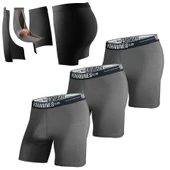 Yohannes Club Erkek Özel Seperatörlü Pamuklu Boxer, 3'lü Paket thumbnail 6