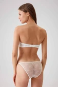 Pierre Cardin 4032 Ekru Pisa Balenli Straplez Push Up Dolgulu Sütyen Ve Külot Takımı thumbnail 4