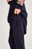 Haşema 3078 Lacivert Anadolu Koleksiyonu Desenli Jileli 5 Parça Tesettür Mayo Takımı thumbnail 6