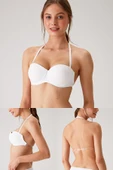 Pierre Cardin 6027 Beyaz Pisa Push Up Straplez Multi Function Mikro Sütyen Askı Hediyeli thumbnail 1