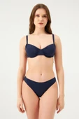 Eros Balenli Toparlayıcı Tek Üst Bikini 827 Lacivert thumbnail 3