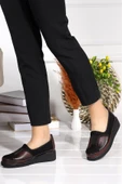 Celira Bordo Günlük Rahat Taban Anne Ayakkabı HS00320 thumbnail 4