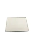 Süet  Kumaş  Krem Renk 24/34 Cm Batırmalı Yüzük Tablası - 2