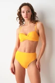NO GOSSİP ANGELA HİG LEG BİKİNİ TEK ALT SARI thumbnail 3
