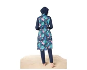 Ruko Maio 22145 Renkli Kadın Desenli Tesettür Mayo thumbnail 2